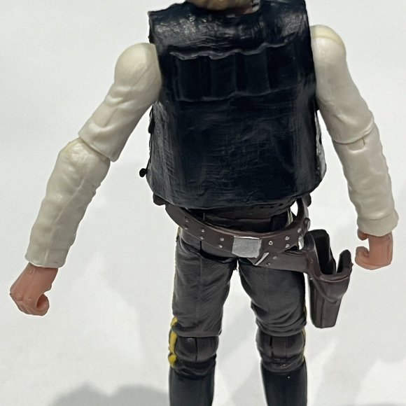 Vintage 2004 Hasbro Star Wars Saga Collection Han Solo Endor Figure Trench Coat - Picture 8 of 16